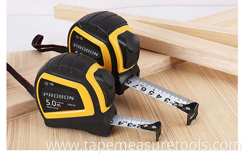 3m 5m 7.5m 10m Retractable Tape Measure Self-locking Rubber Measuring Tape